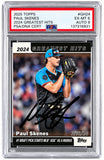 2025 Topps Greatest Hits #GH24 Paul Skenes Trading Card PSA Good 6 Auto 9