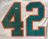 Paul Warfield Miami Signed White Football Jersey HOF 83 PSA/DNA