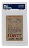 Pee Wee Reese Signed 1951 Bowman #80 Brooklyn Dodgers Baseball Card PSA