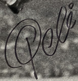 Pele Signed In Black Framed 16x20 Brazil Bicycle Kick Photo PSA Hologram