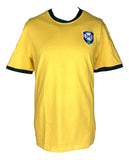 Pele Signed Yellow Brazil Soccer Jersey BAS Holo & PSA COA Sports Integrity