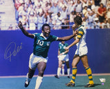 Pele Signed 16x20 Soccer Celebration Photo Fanatics