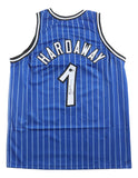 Penny Hardaway Orlando Signed Blue Basketball Jersey BAS