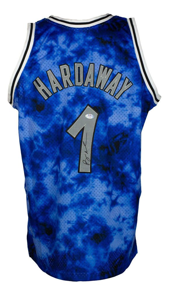 Penny Hardaway Signed Blue Tie Dye Magic M&N Basketball Jersey PSA – Sports  Integrity