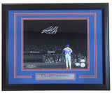 Sports Integrity Pete Crow-Armstrong Signed Framed 11x14 Chicago Cubs Spotlight Photo features #52 on the field, with blue and red matting and a nameplate, authenticated by Fanatics.