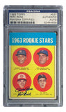 Pete Rose Signed 1963 Topps #537 Reds Rookie Card Hit King Inscribed PSA/DNA Sports Integrity