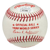 Pete Rose Signed Phildelphia Phillies Official 1980 World Series Baseball JSA - Sports Integrity