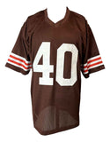 Peyton Hillis Cleveland Signed Brown Football Jersey Sports Integrity
