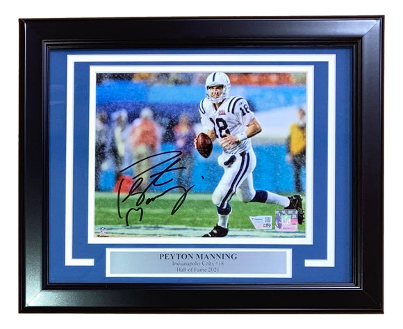PEYTON MANNING AUTOGRAPHED INDIANAPOLIS COLTS