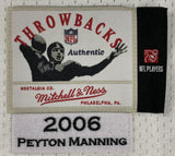 Peyton Manning Signed Colts Mitchell & Ness Auth Super Bowl XLI Jersey Fanatics Sports Integrity