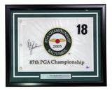 Phil Mickelson Signed Framed 2005 PGA Championship Golf Flag BAS BF33985 Sports Integrity