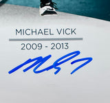 Eagles QB Legends Vick McNabb Jaworski Cunningham Signed 16x20 Collage Photo JSA