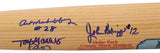 Philadelphia Phillies Greats Signed Cooperstown Shibe Park Baseball Bat BAS 371