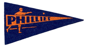 Vintage Philadelphia Phillies 5" Blue Pennant Sports Integrity