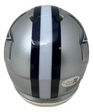 George Pickens Signed Dallas Cowboys Mini Speed Helmet JSA QR