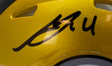 George Pickens Signed Pittsburgh Steelers Flash Mini Speed Helmet JSA w/ Case Sports Integrity