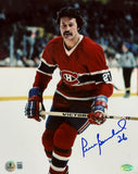 Pierre Bouchard Signed 8x10 Montreal Canadiens Photo BAS