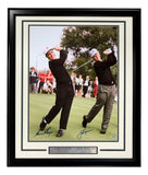 Jack Nicklaus Gary Player Signed Framed 16x20 PGA Golf Photo PSA/DNA LOA