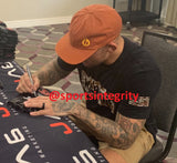 Dustin Poirier Signed UFC Fight Glove The Diamond Inscribed SI COA