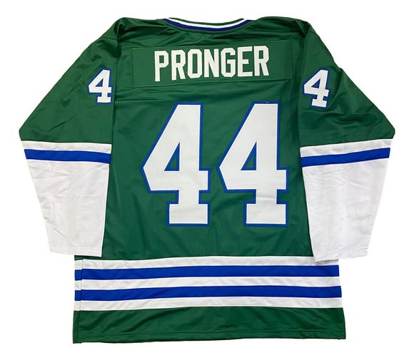 Chris Pronger Custom Green Pro-Style Hockey Jersey Sports Integrity