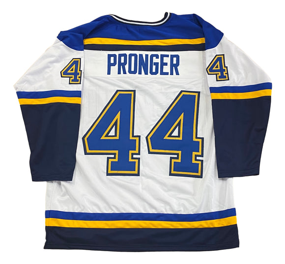 Chris Pronger Custom White Pro-Style Hockey Jersey Sports Integrity