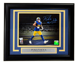 Puka Nacua Signed Framed 8x10 Los Angeles Rams Spotlight Photo Fanatics