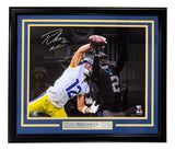 Puka Nacua Signed Framed 16x20 Los Angeles Rams Catch Photo Fanatics
