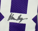 Purple People Eaters Multi Signed Custom Purple ProStyle Football Jersey BAS