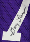 Purple People Eaters Multi Signed Custom Purple ProStyle Football Jersey BAS