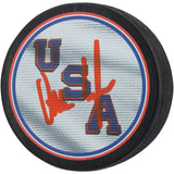 Quinn Hughes Signed USA Hockey Logo Puck Fanatics