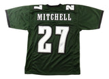 Quinyon Mitchell Philadelphia Signed Green Football Jersey JSA QR Hologram
