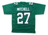 Quinyon Mitchell Philadelphia Signed Kelly Green Football Jersey JSA QR Hologram