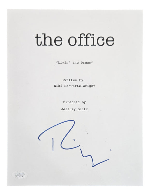 Rainn Wilson Signed The Office Script Cover JSA ITP WB106534