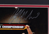 Ralph Macchio Signed Framed 11x14 The Karate Kid Crane Kick Photo JSA ITP