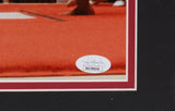 Ralph Macchio Signed Framed 11x14 The Karate Kid Crane Kick Photo JSA ITP Sports Integrity