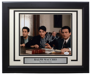 Ralph Macchio Signed Framed 8x10 My Cousin Vinny Photo JSA ITP