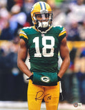 Randall Cobb Signed 11x14 Green Bay Packers Photo BAS