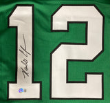 Randall Cunningham Signed Custom Green Pro-Style Football Jersey BAS