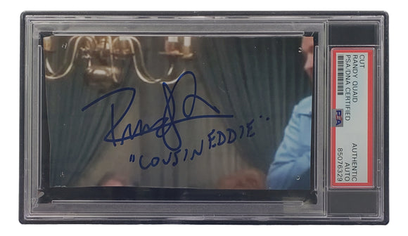 Randy Quaid Signed Slabbed Cousin Eddie Cut Signature PSA/DNA 85076329