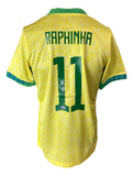 Raphina Signed Brazil Nike Soccer Jersey BAS