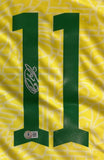 Raphina Signed Brazil Nike Soccer Jersey BAS
