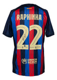 Raphinha Signed F.C Barcelona Nike Soccer Jersey BAS