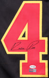 Rashee Rice Kansas City Signed Black Football Jersey JSA QR