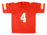 Rashee Rice Kansas City Signed Red Football Jersey JSA Hologram