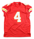 Rashee Rice Kansas City Signed Red Pro Cut Football Jersey PSA/DNA Hologram