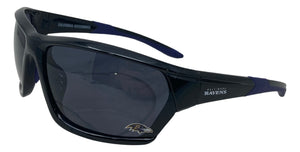 Baltimore Ravens Full Frame Sport Polarized Sunglasses