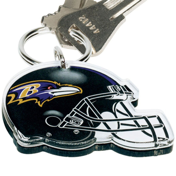 Baltimore Ravens Premium Acrylic Helmet Key Ring Sports Integrity