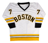 Ray Bourque Boston Signed White Hockey Jersey HOF 04 BAS