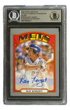 A Ray Knight Signed 2022 Topps Archives #72FFRK Mets Trading Card LE/99 by Sports Integrity, authenticated in a Beckett slab with blue ink autograph and BAS label.