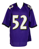 Ray Lewis Signed Custom Purple Pro Style Football Jersey JSA ITP 992